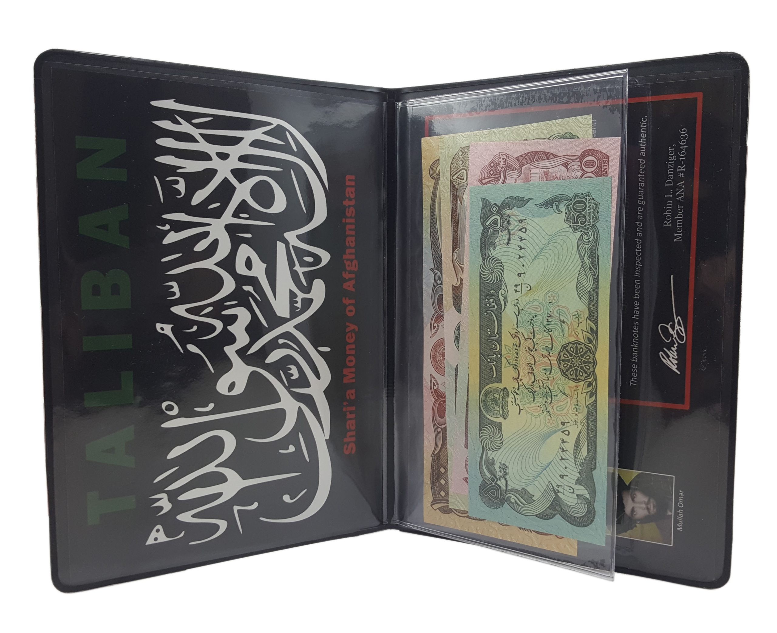 Taliban: Shari'a Money of Afghanistan (4 Banknote Album)