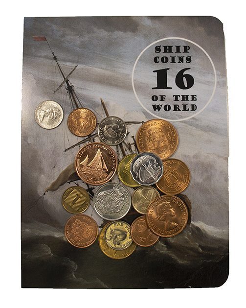 Historical Ship Coins From 16 Countries