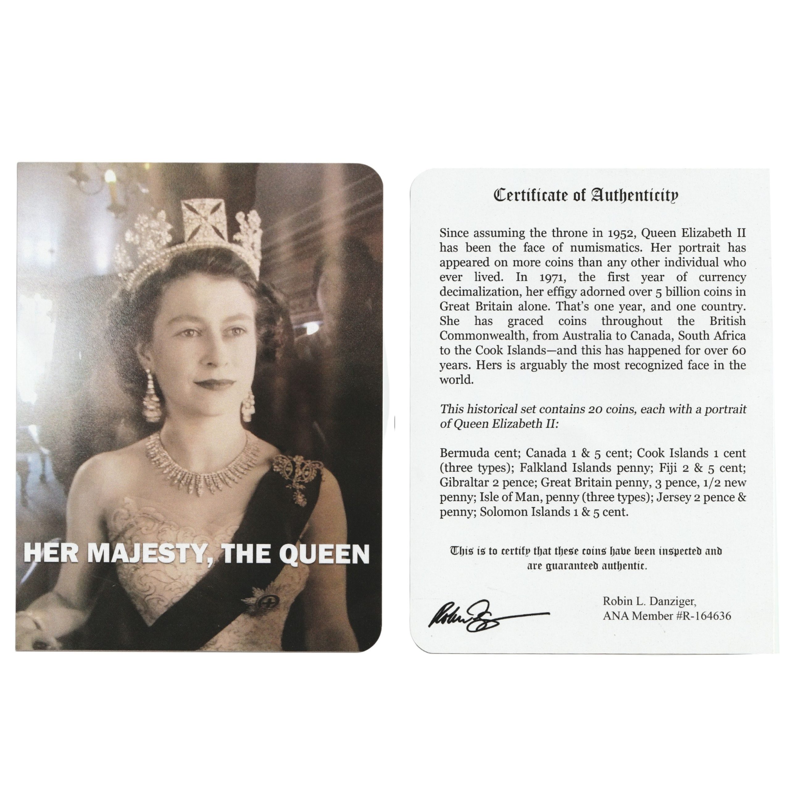 Queen Elizabeth II 20 Coins