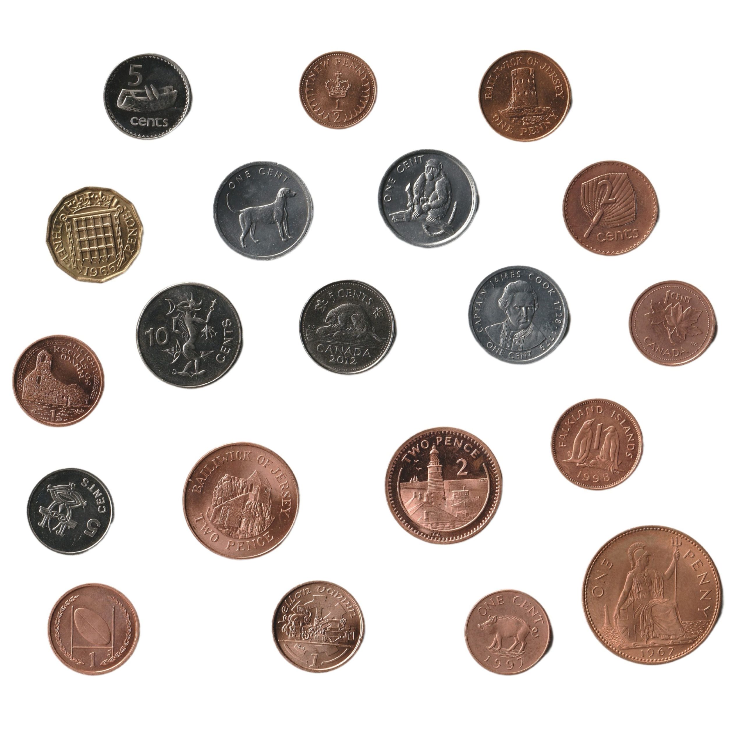 Queen Elizabeth II 20 Coins