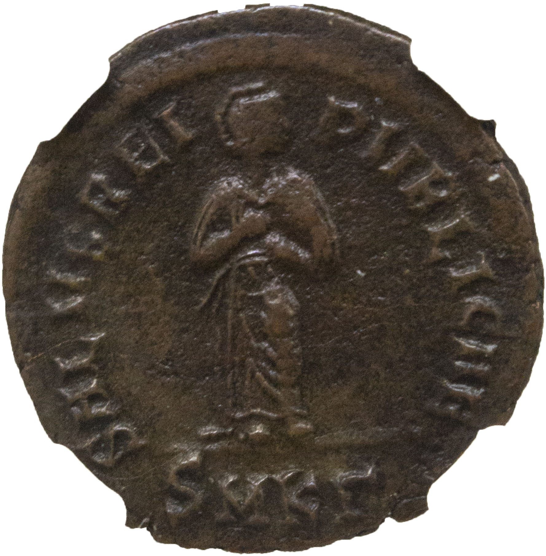 Roman AE2 of Aelia Flacilla (AD356-386) NGC