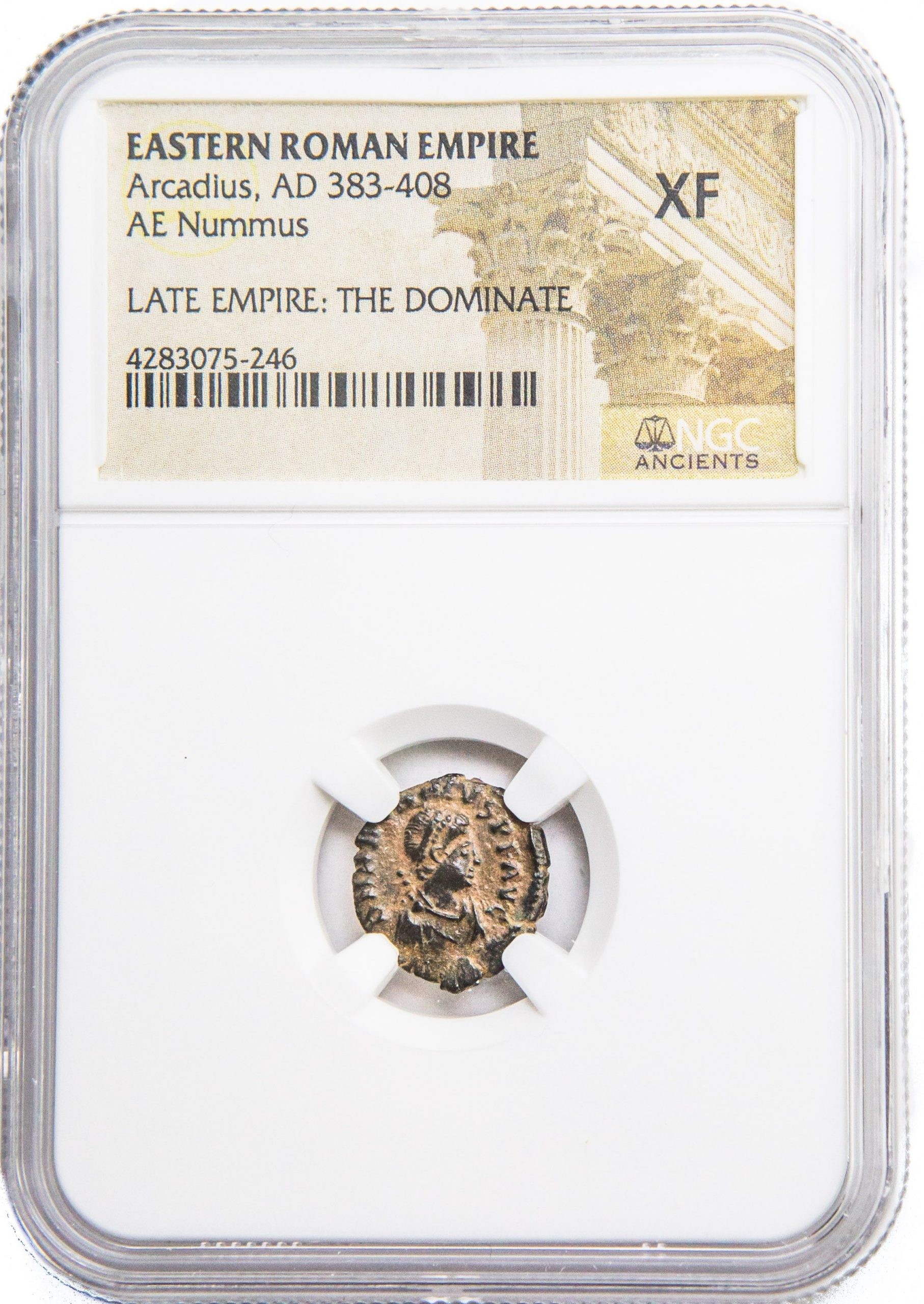 Roman AE4 of Arcadius (AD383-408) NGC