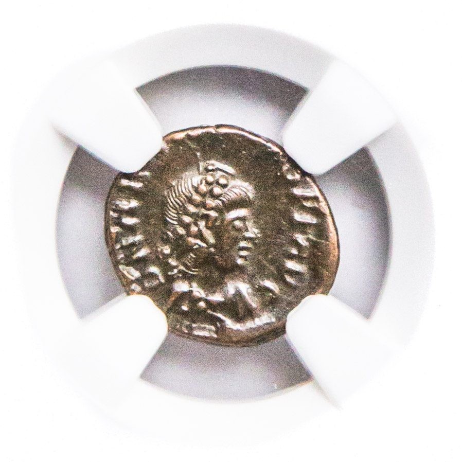 Roman AE4 of Arcadius (AD383-408) NGC
