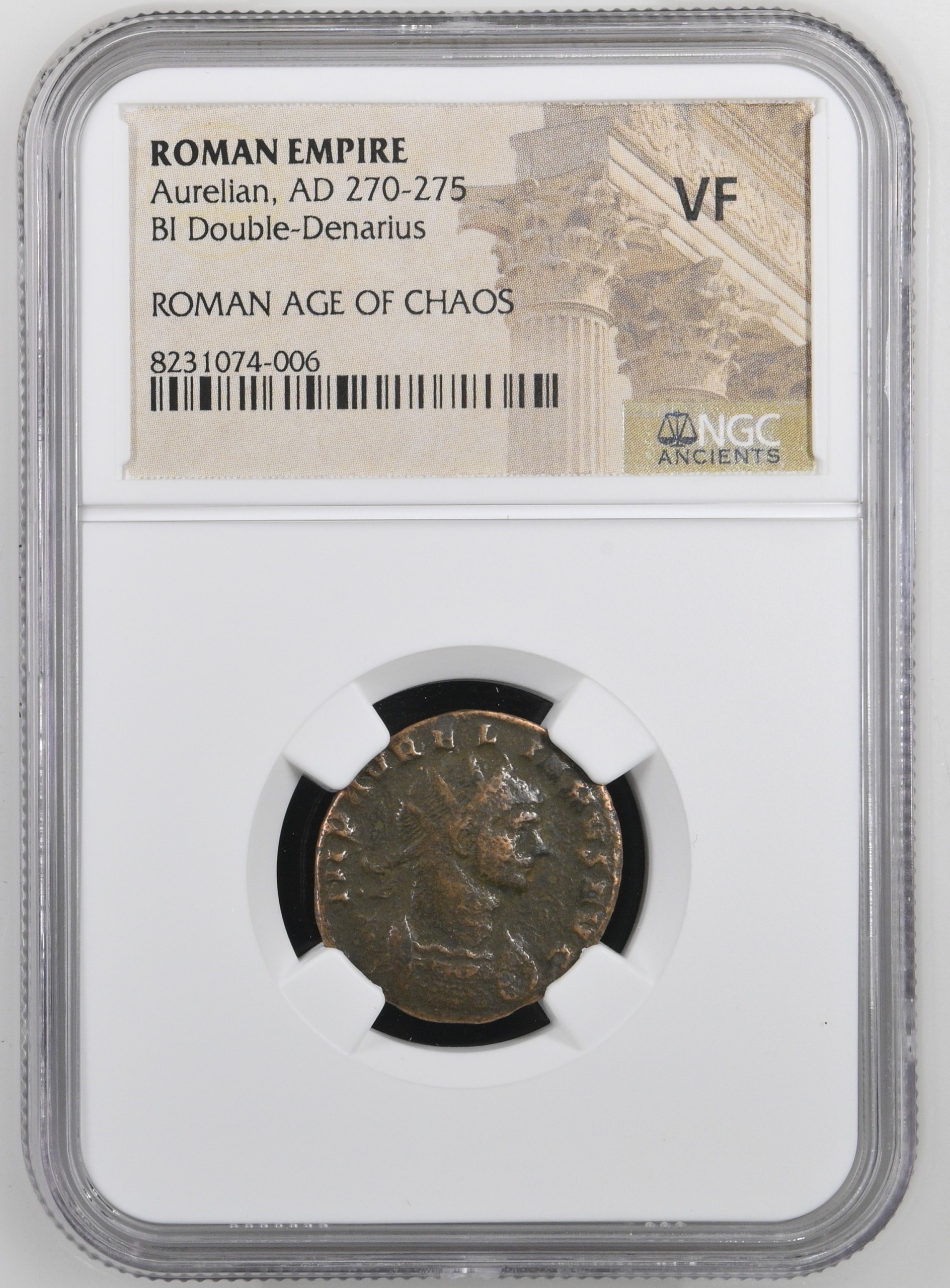 Roman AE of Aurelian (AD 270-275) NGC