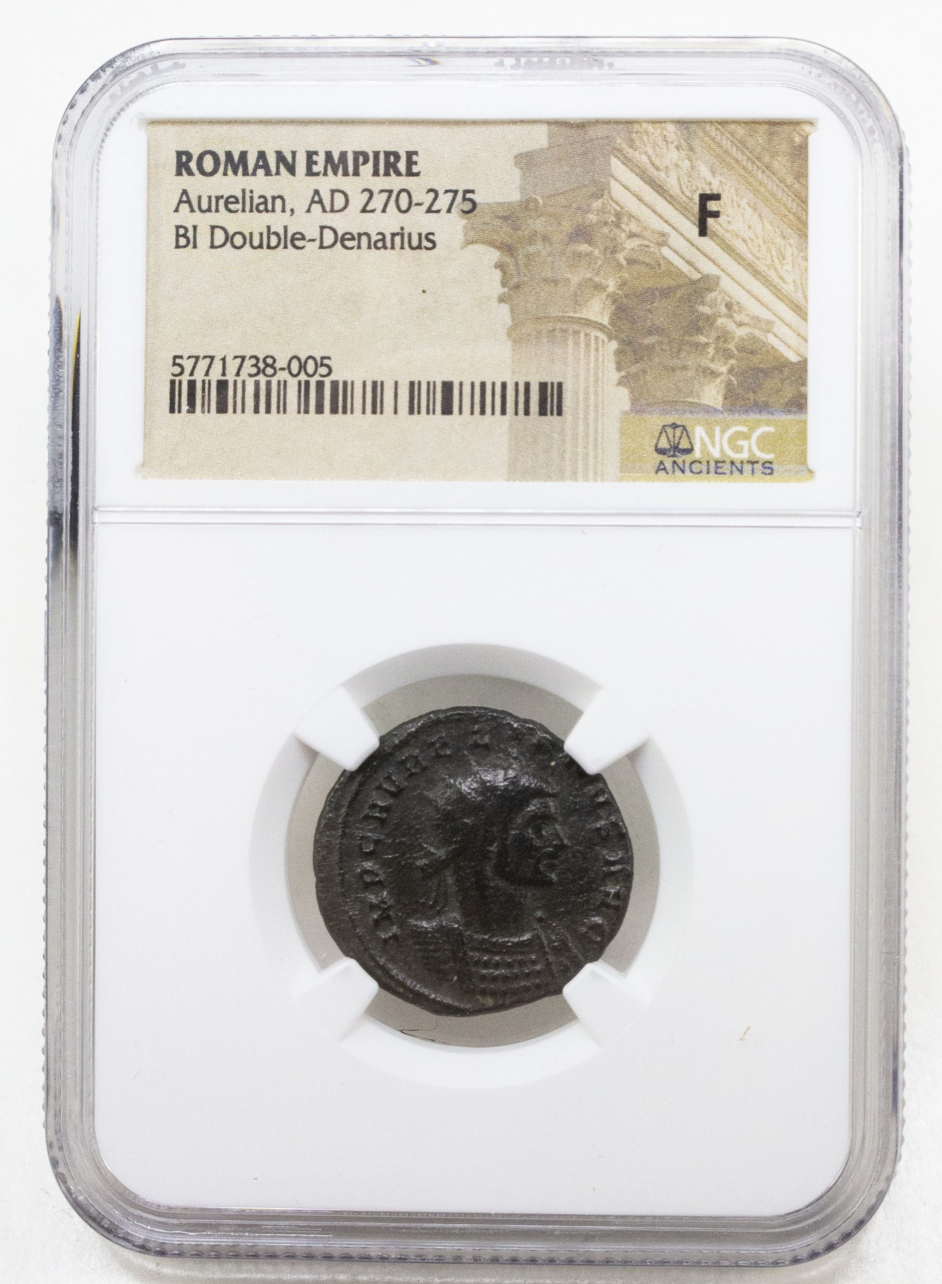 Roman AE of Aurelian (AD 270-275) NGC
