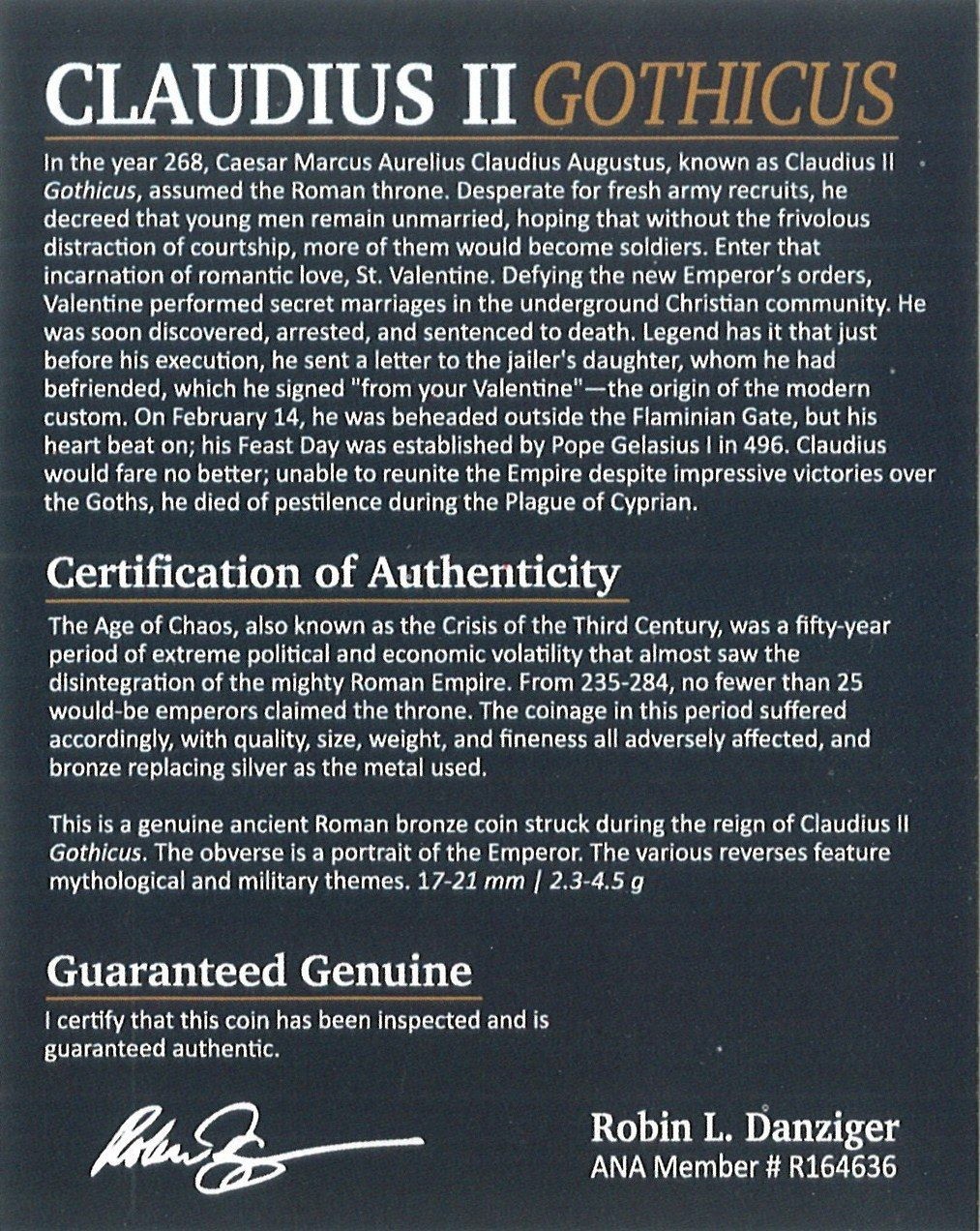 Roman AE of Claudius II Gothicus (AD 268-270) NGC