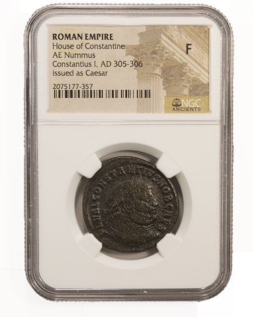 Roman AE1 of Constantius Chlorus 1st (AD 293-306) NGC