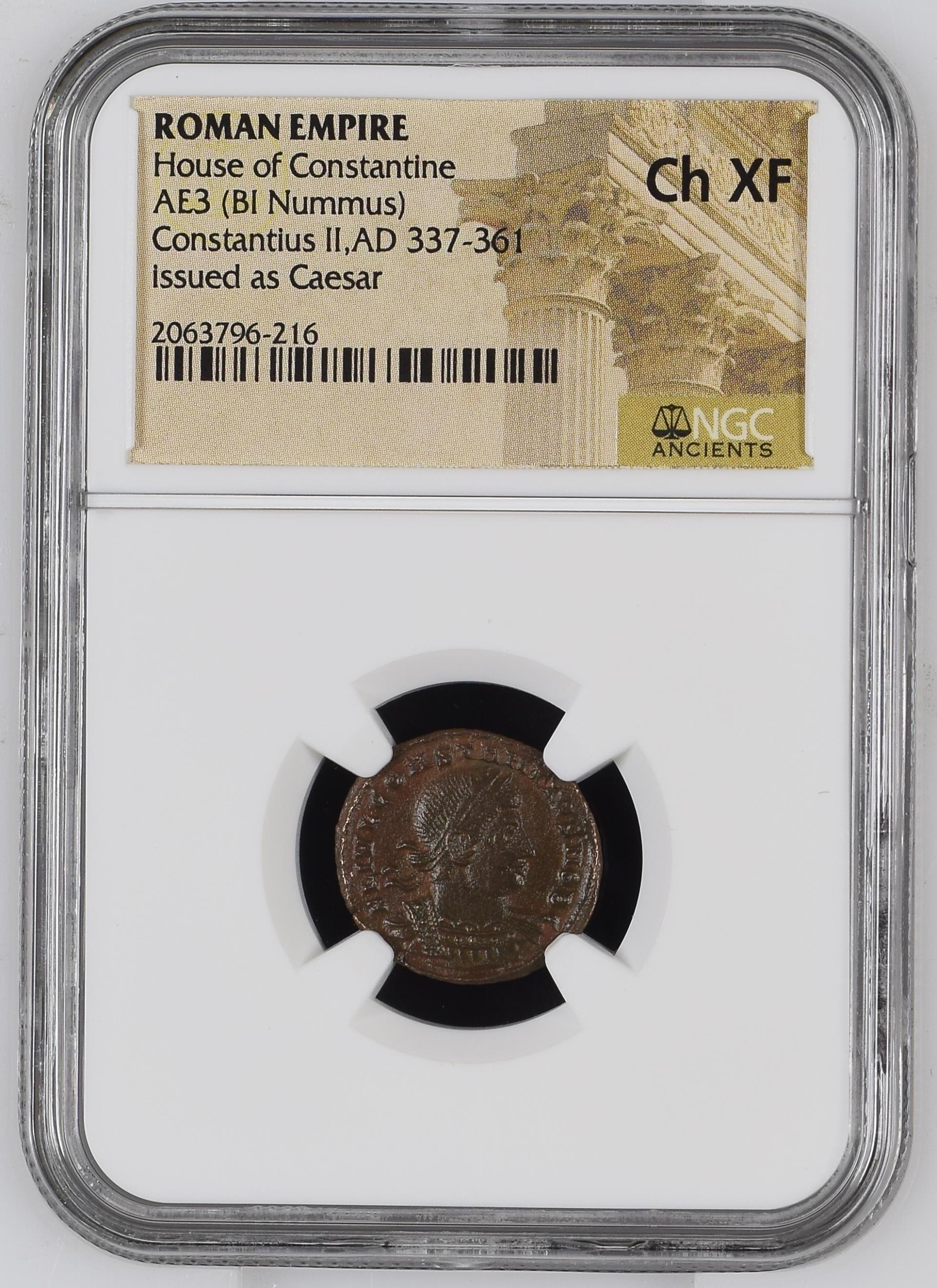 Roman AE of Constantius II (AD 317-361) NGC