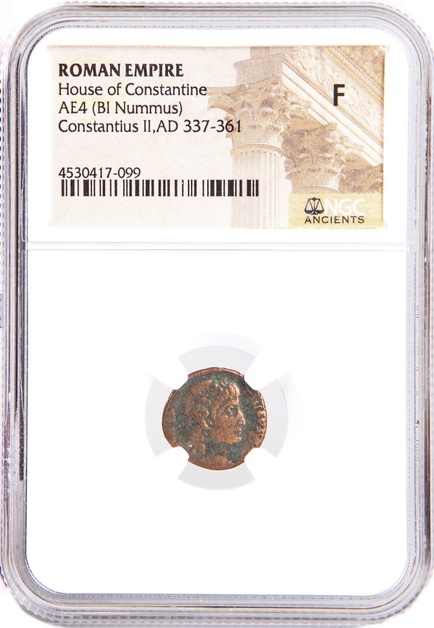 Roman AE of Constantius II (AD 317-361) NGC