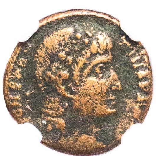 Roman AE of Constantius II (AD 317-361) NGC