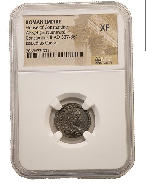 Roman AE of Constantius II (AD 317-361) NGC