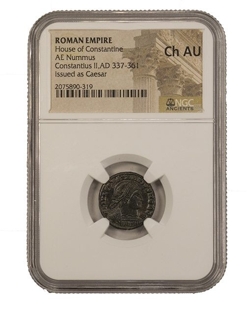 Roman AE of Constantius II (AD 317-361) NGC