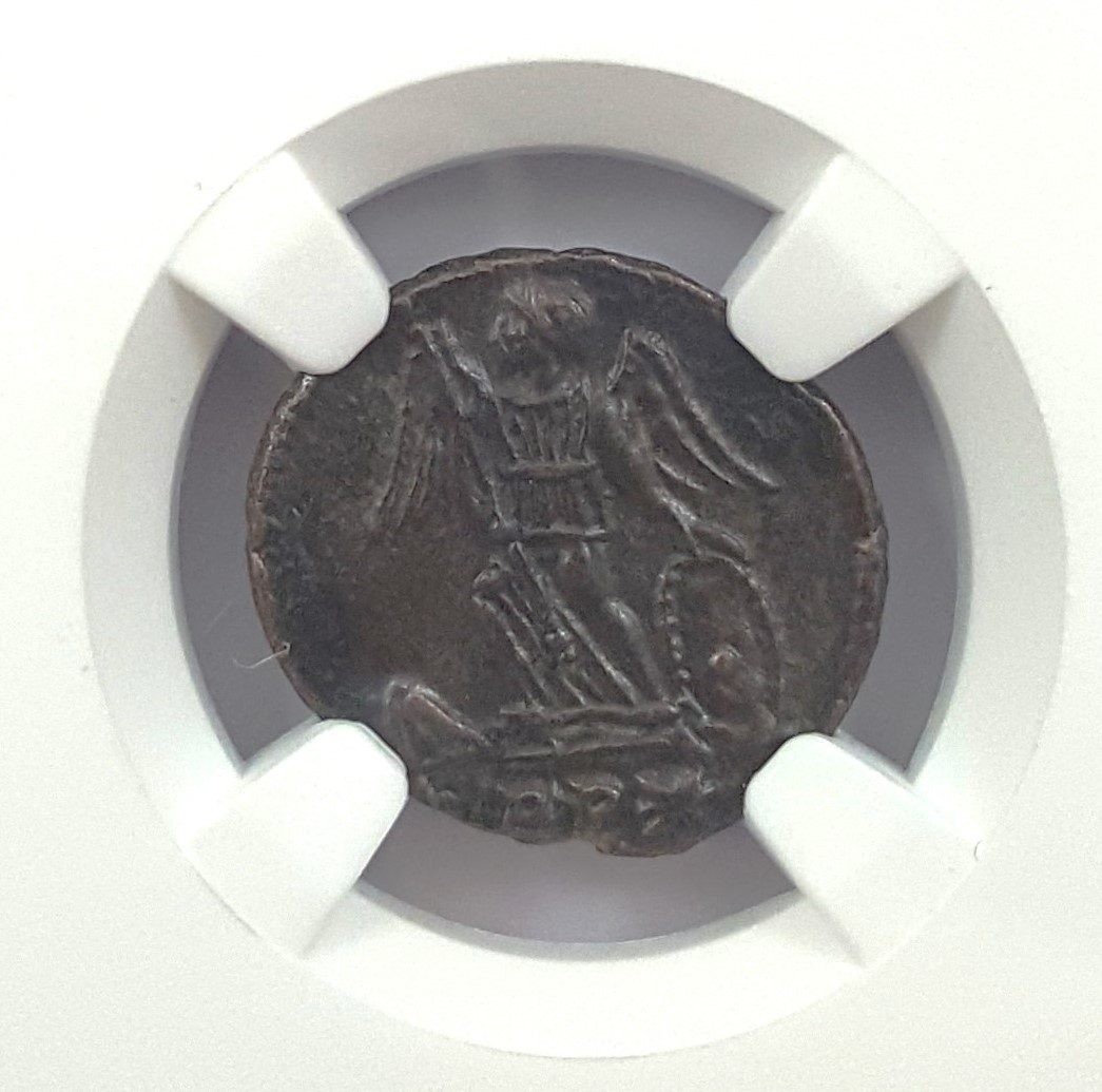 Roman AE of Constantinopolis (AD 330-346) Epfig Hoard NGC