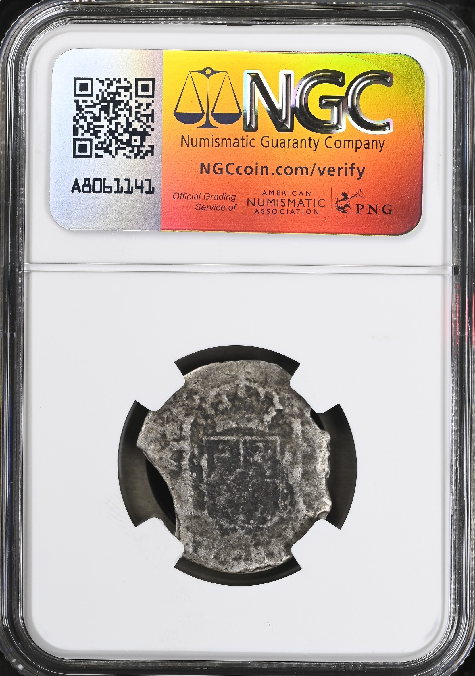 El Cazador 2 Reales Fragment NGC Slab(B)