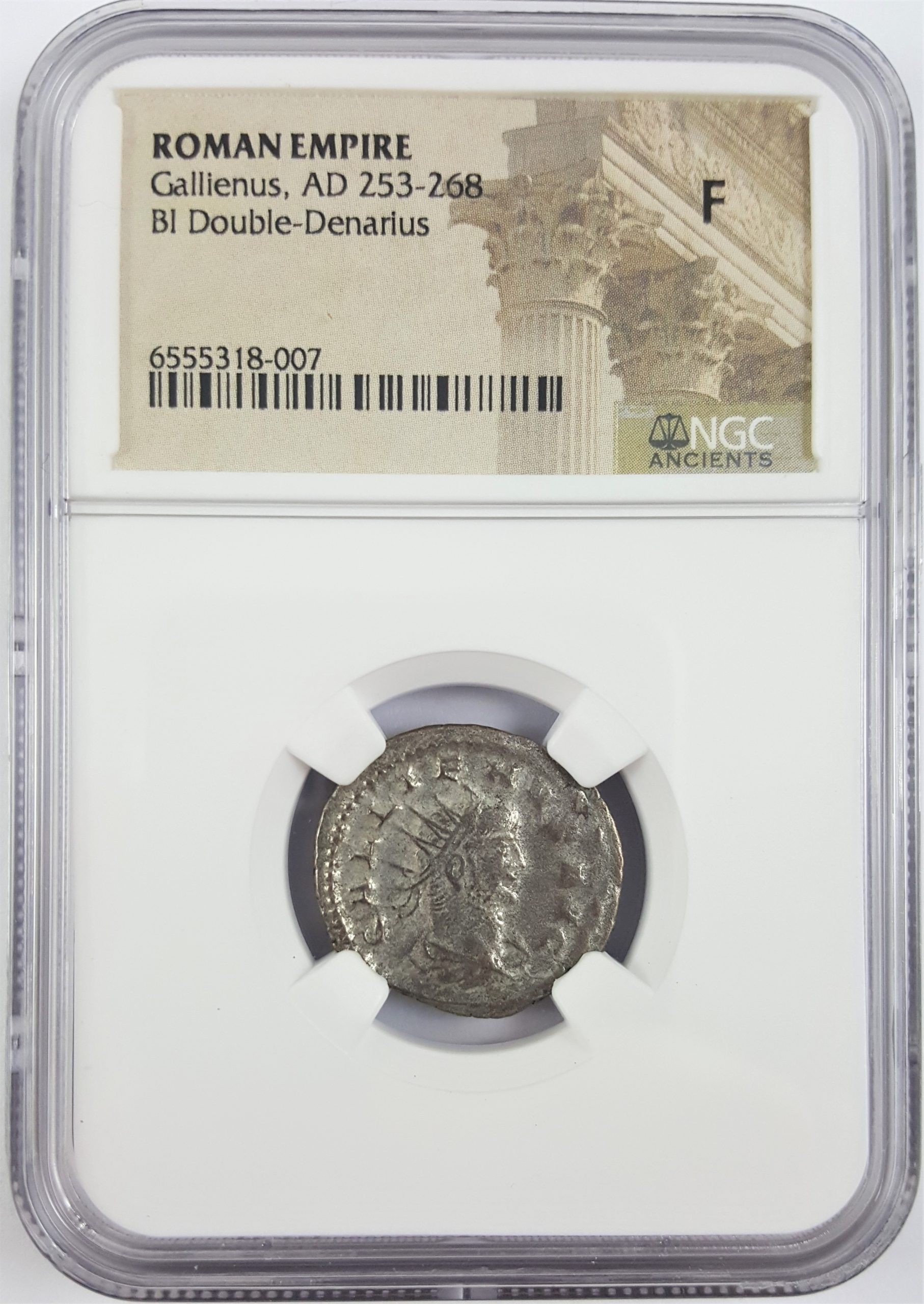 Roman Silver Antoninianus of Gallienus (AD 253-268) NGC