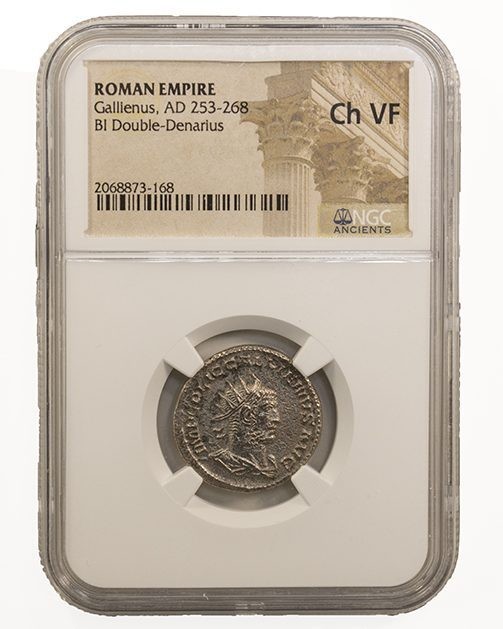 Roman Silver Antoninianus of Gallienus (AD 253-268) NGC