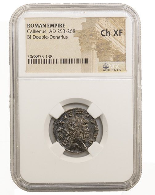 Roman Silver Antoninianus of Gallienus (AD 253-268) NGC