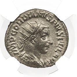 Roman Silver Antoninianus of Gordian III (AD 238-244) NGC