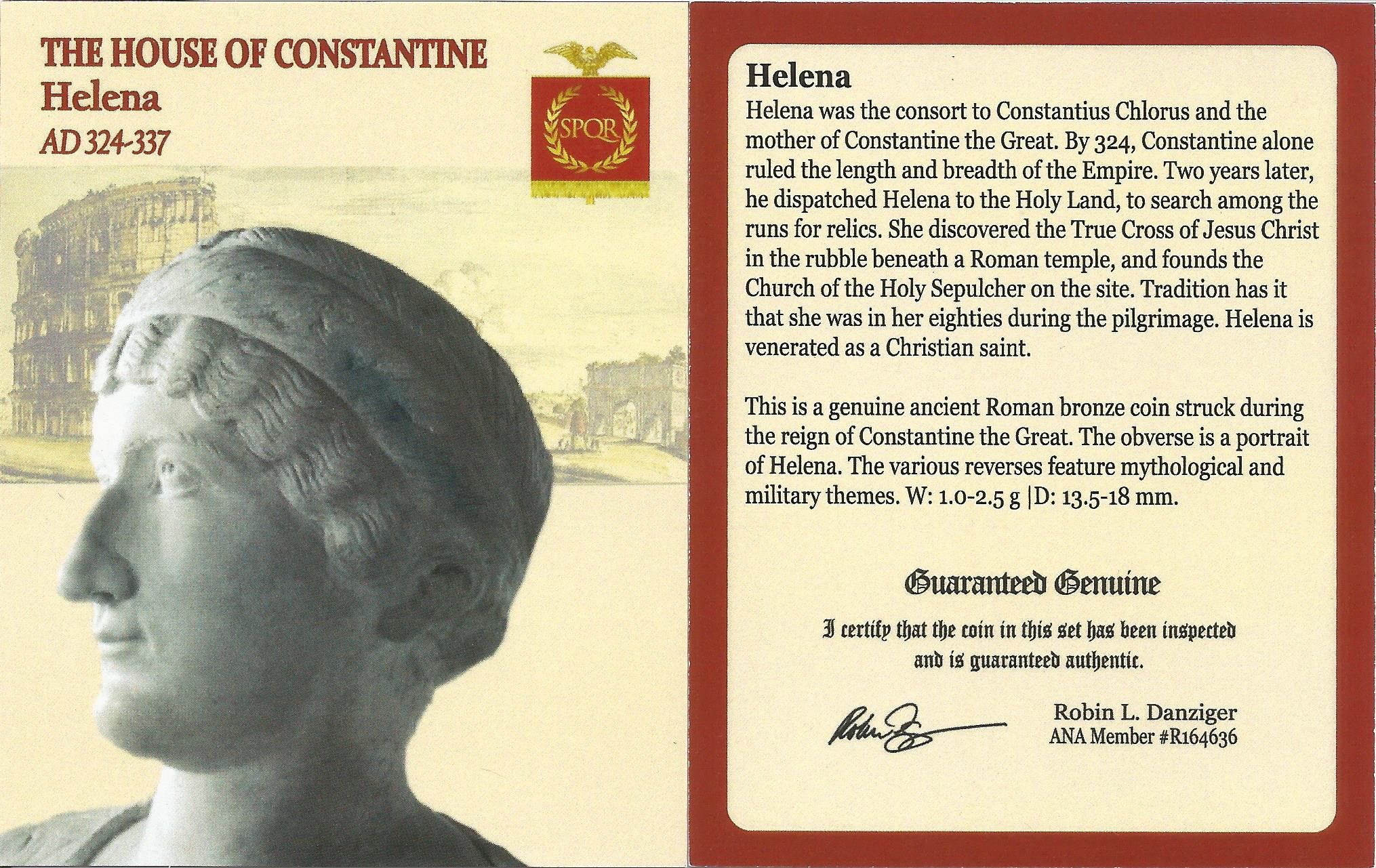 Roman AE of Helena (AD 324-337) NGC