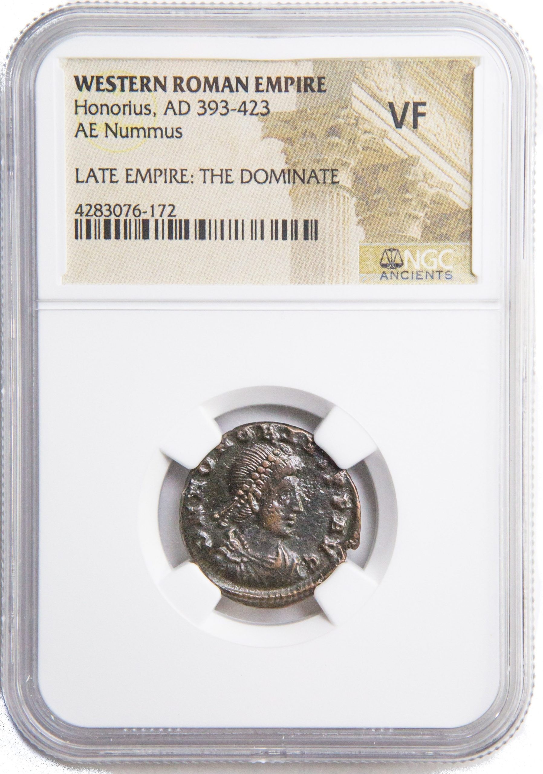 Roman AE of Honorius (AD393-423) NGC