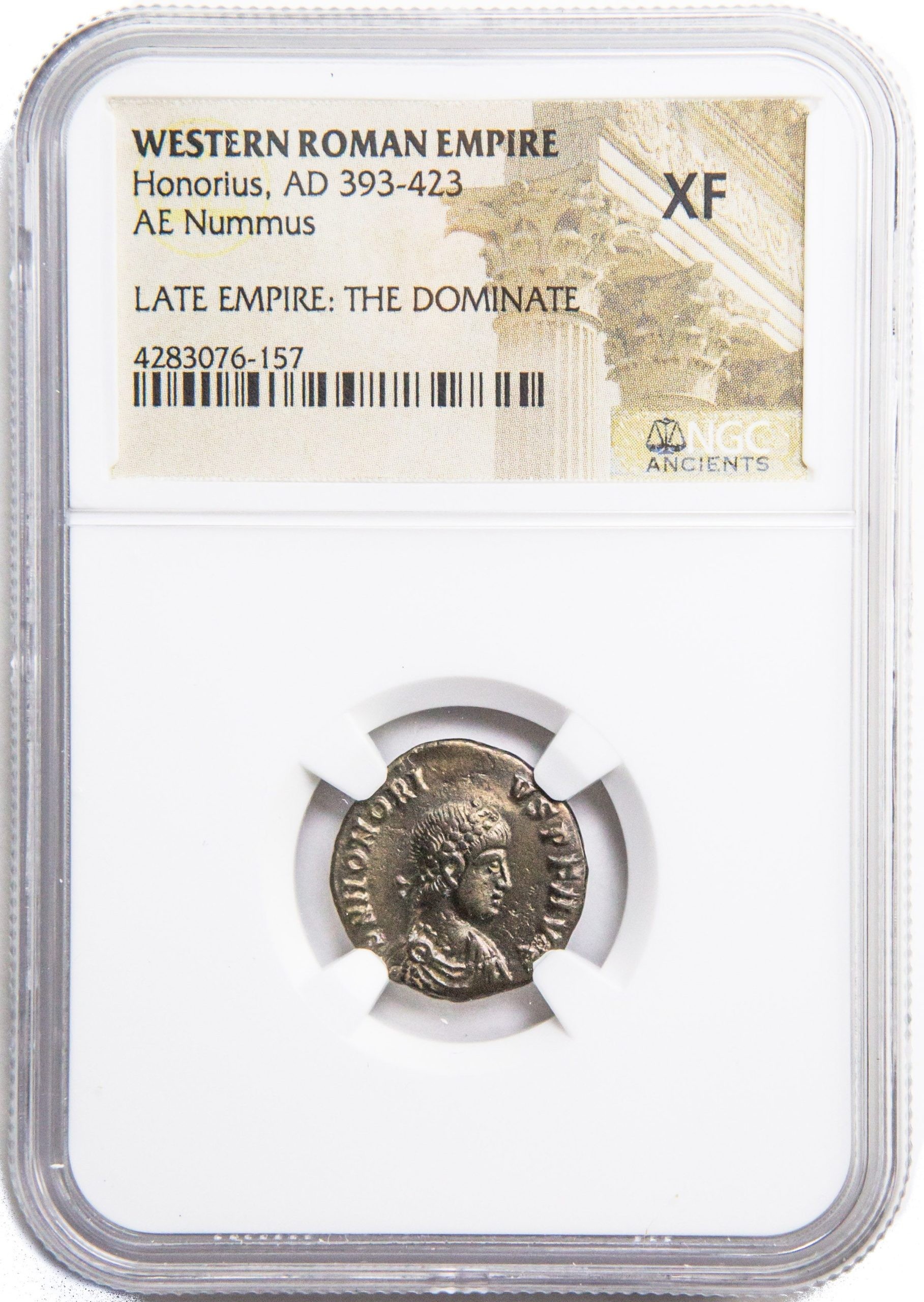 Roman AE of Honorius (AD393-423) NGC