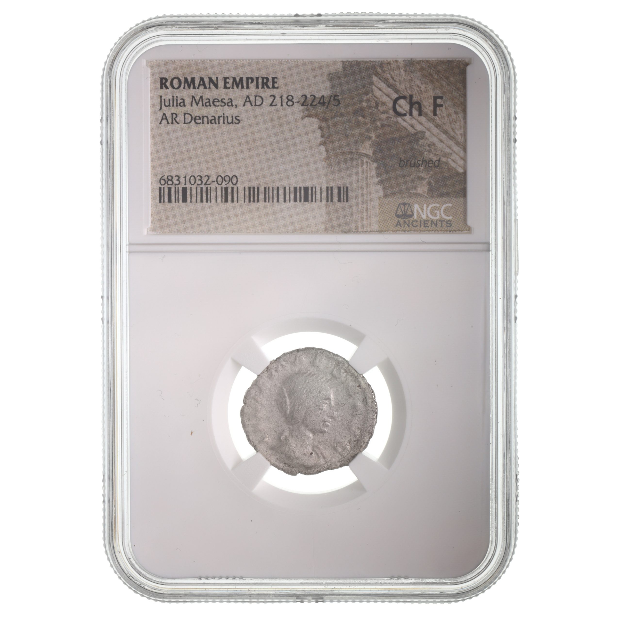 Julia Maesa Silver Antoninianus NGC Certified Slab(CH-F)