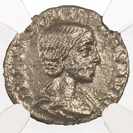 Julia Soaemias Antoninianus NGC Certified Slab(F)