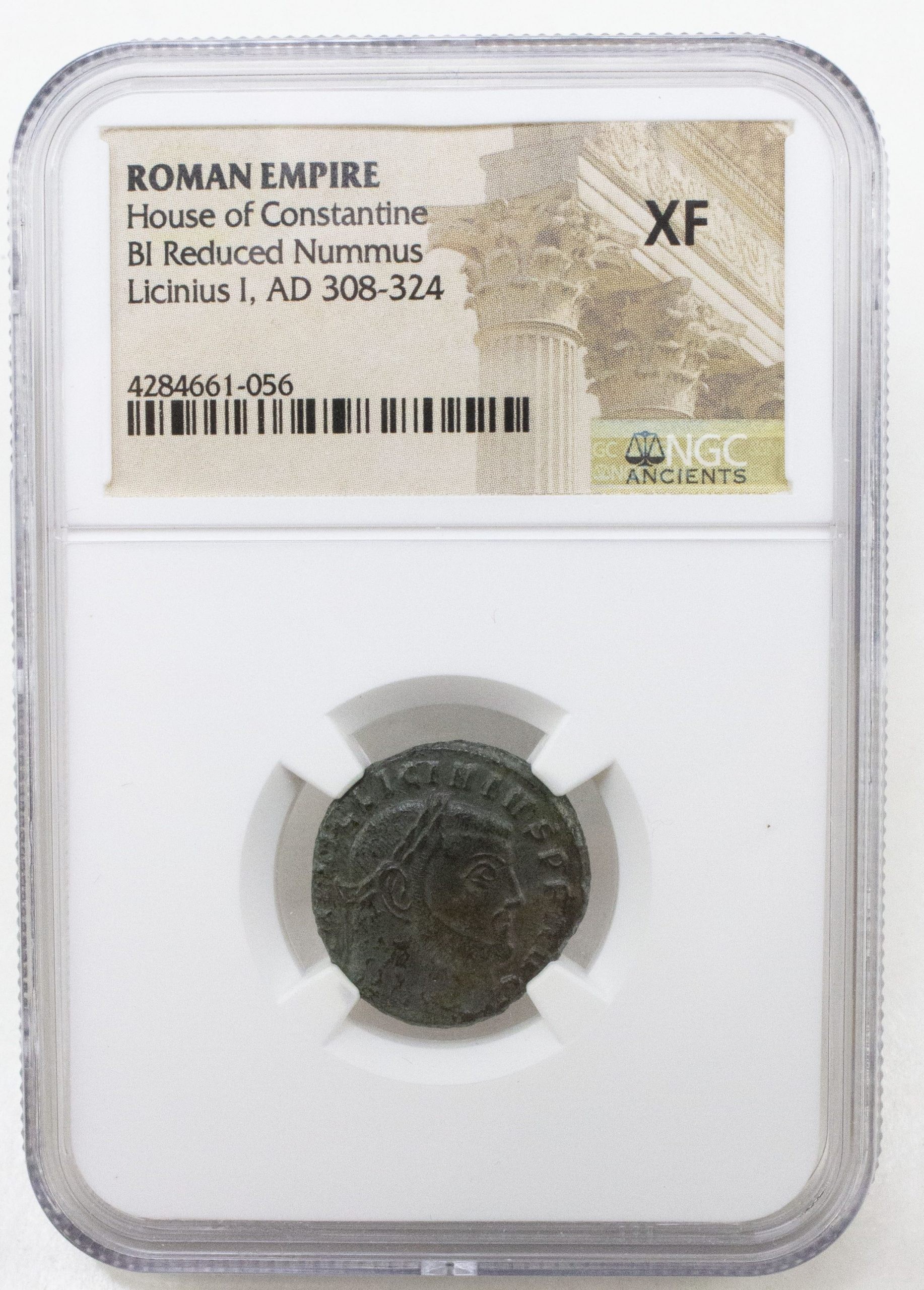Roman AE of Licinius 1st (AD 308-324) Jovi Conservatori NGC