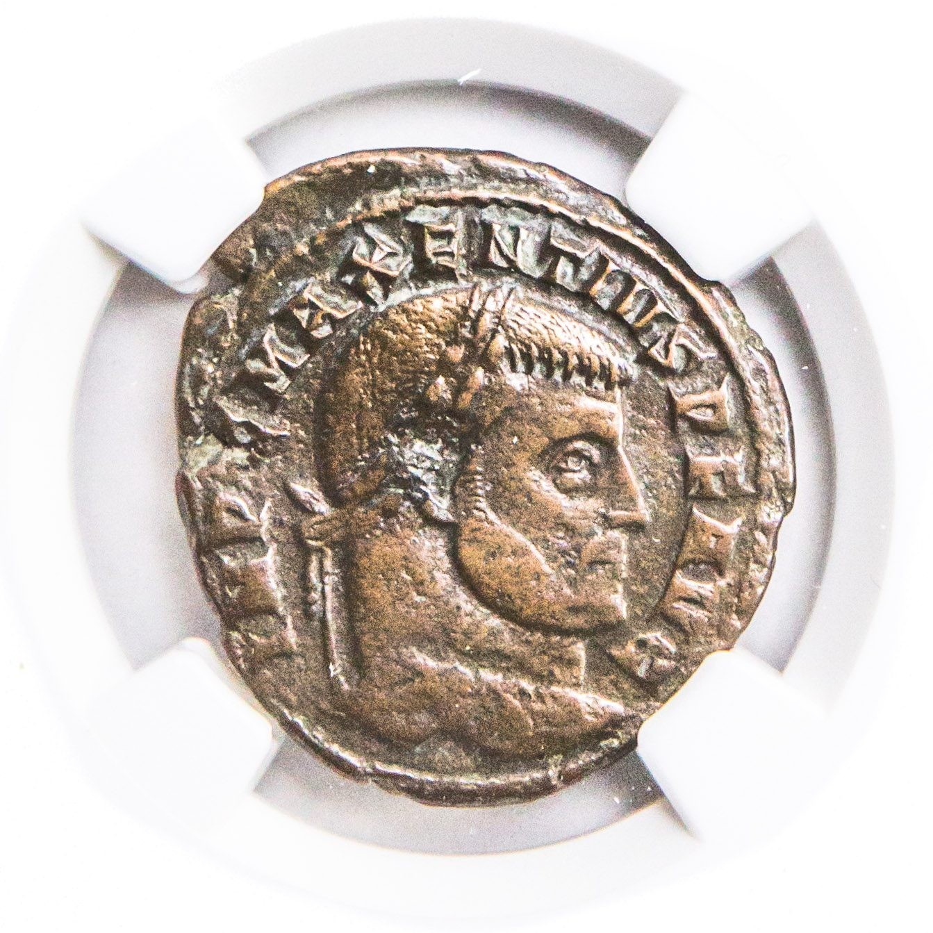 Roman AE of Maxentius (AD 306-312) NGC