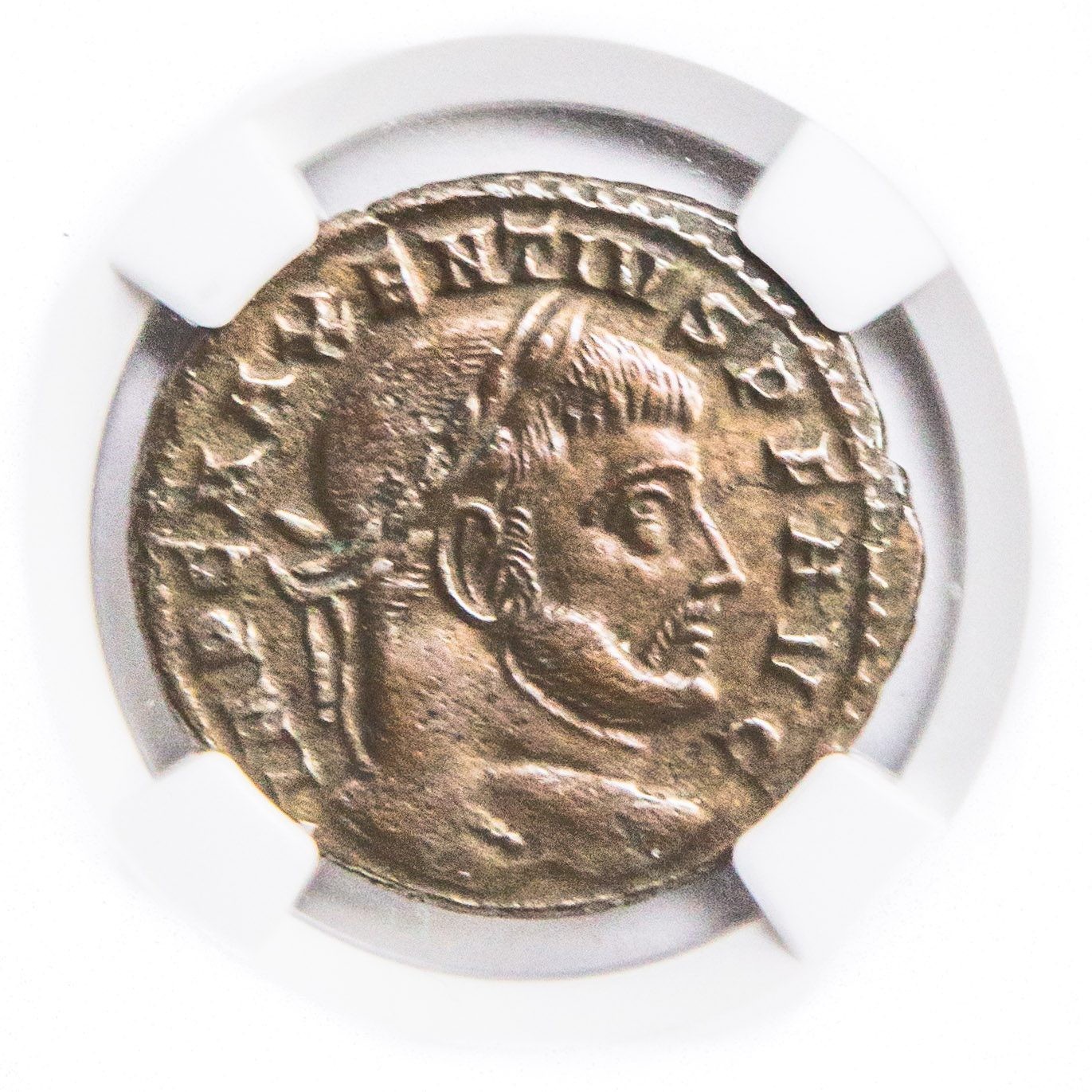 Roman AE of Maxentius (AD 306-312) NGC