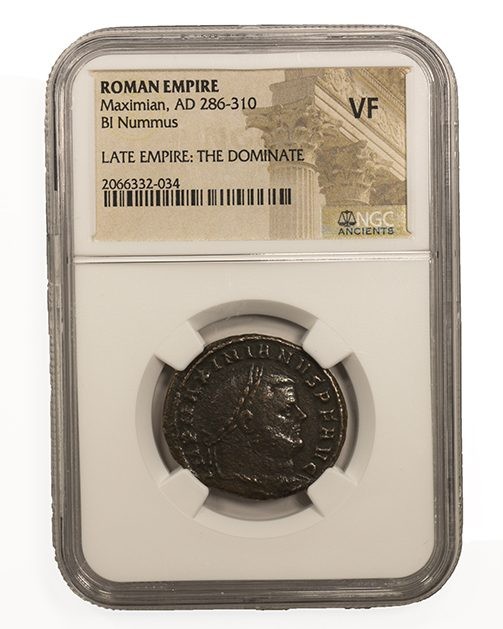 Roman AE of Maximian (AD286-310) NGC