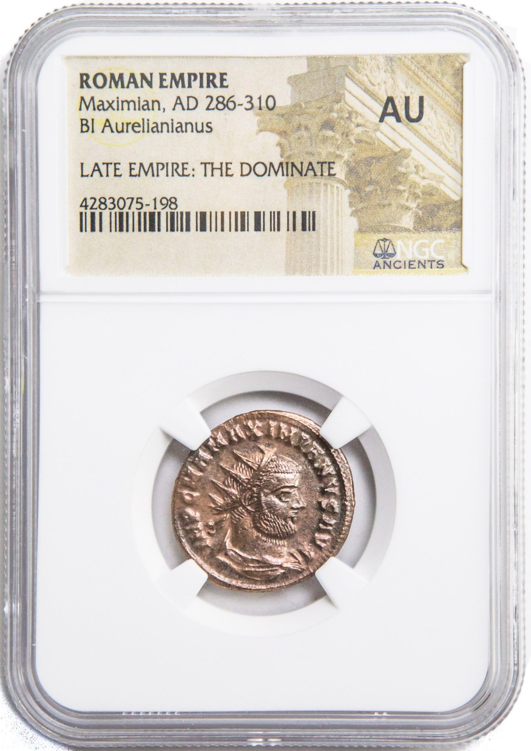 Roman AE of Maximian (AD286-310) NGC