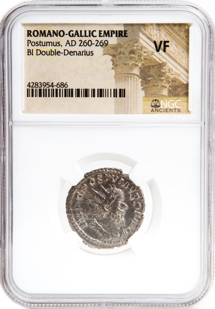 Roman Silver Antoninianus of Postumus (AD260-269) NGC