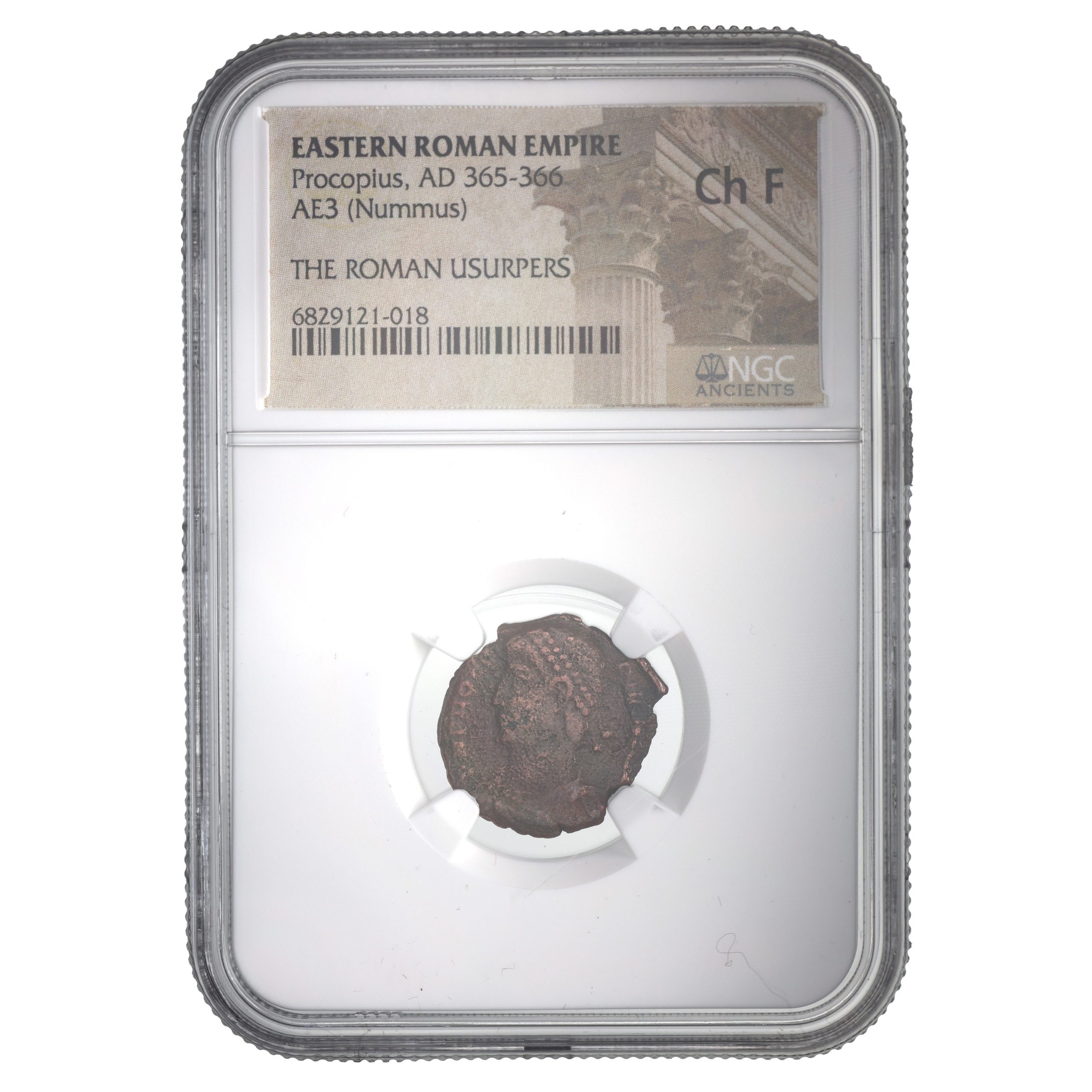 Roman bronze of Procopius (365-366) NGC