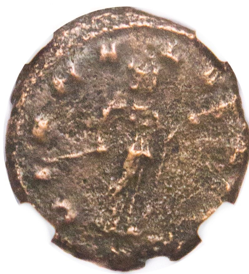 Roman AE Antoninianus of Quintillus (AD270) NGC