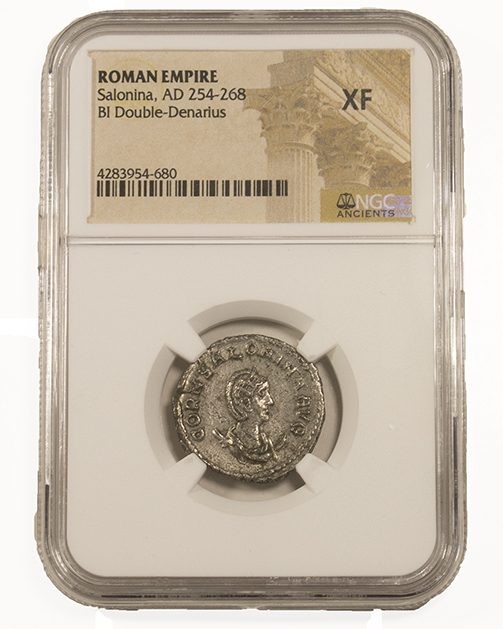 Salonina Antoninianus NGC Certified Slab(F)