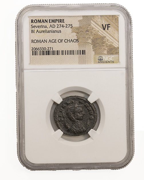 Roman AE Ulpia Severina (AD270-275) NGC