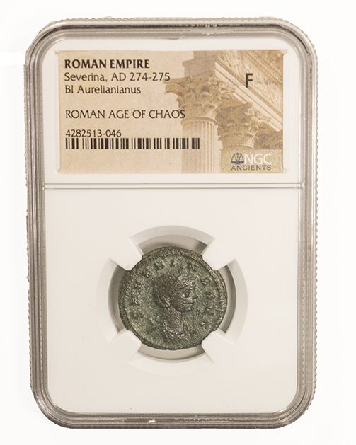 Roman AE Ulpia Severina (AD270-275) NGC