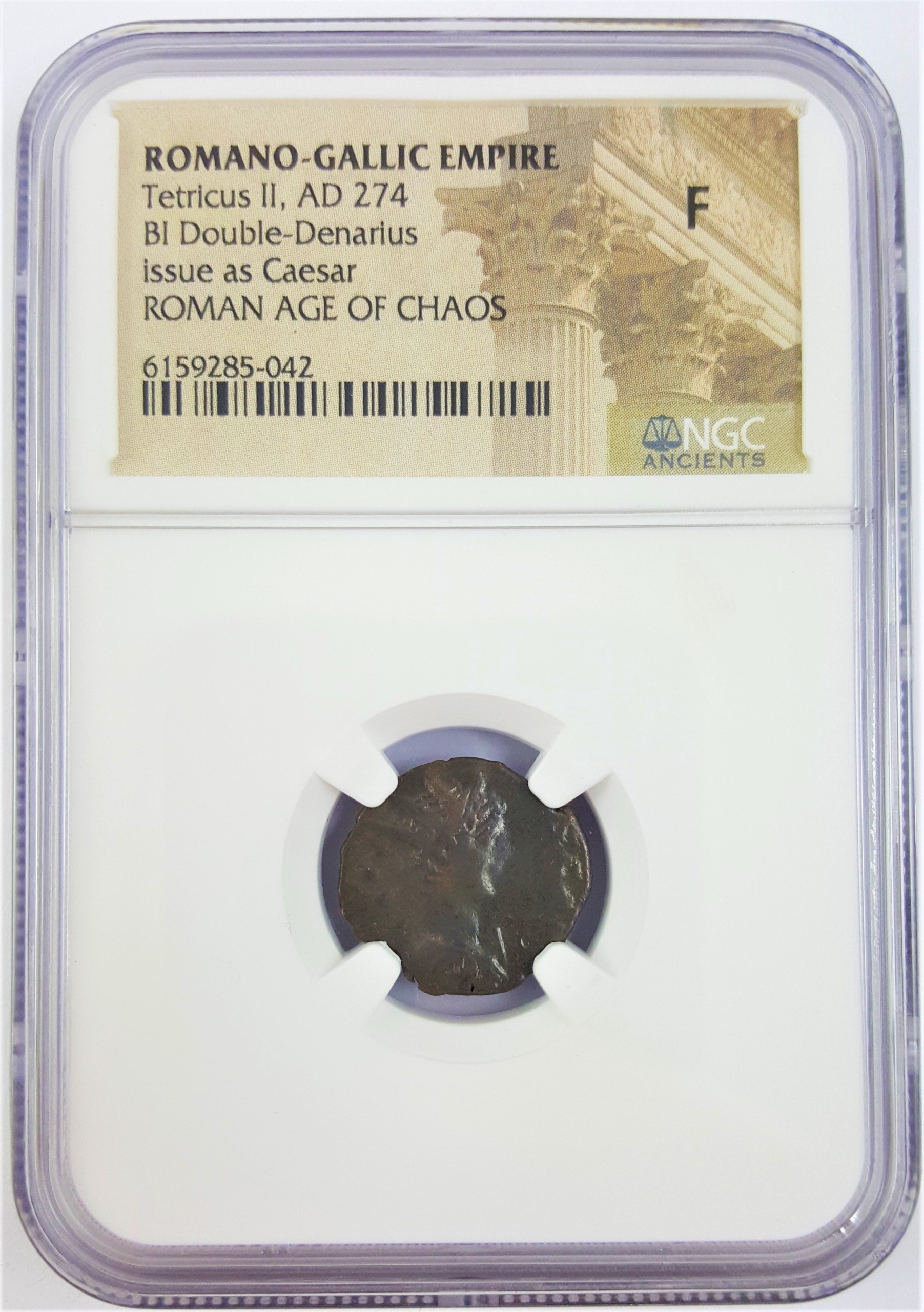 Roman AE of Tetricus II (AD 273-274) NGC