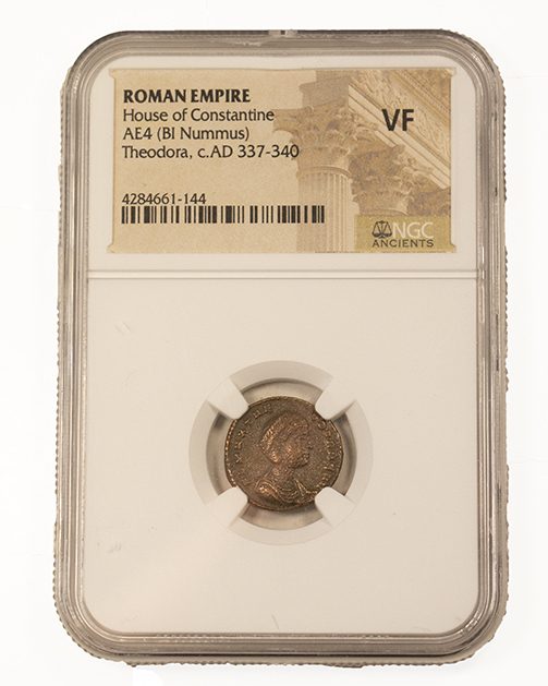 Roman bronze of Flavia Maximiana Theodora, NGC