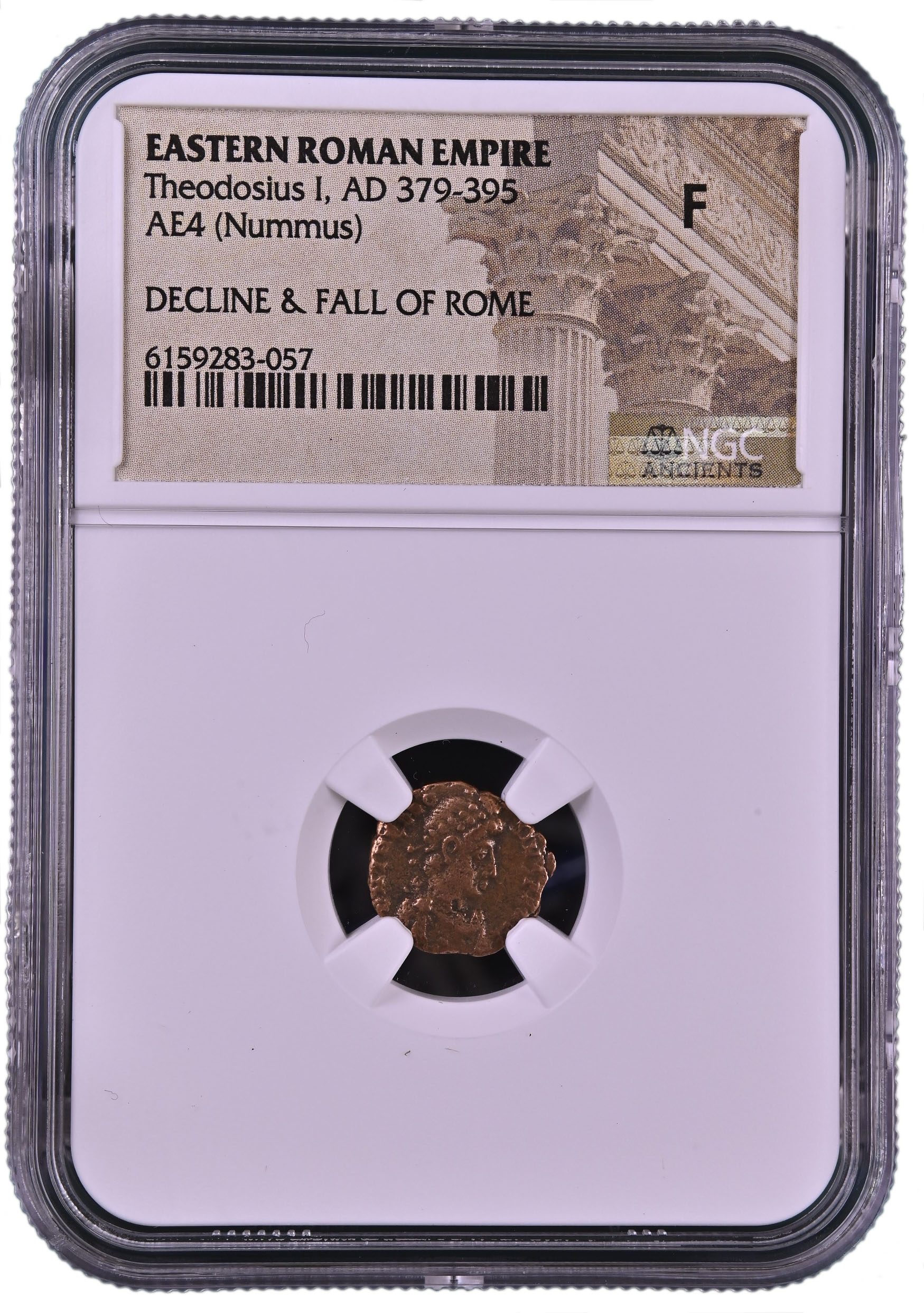 Roman AE of Theodosius I (AD379-395) NGC