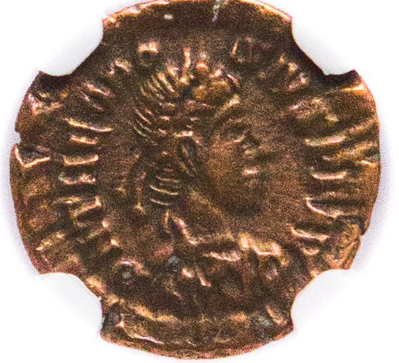 Roman AE of Theodosius II (AD402-450) NGC