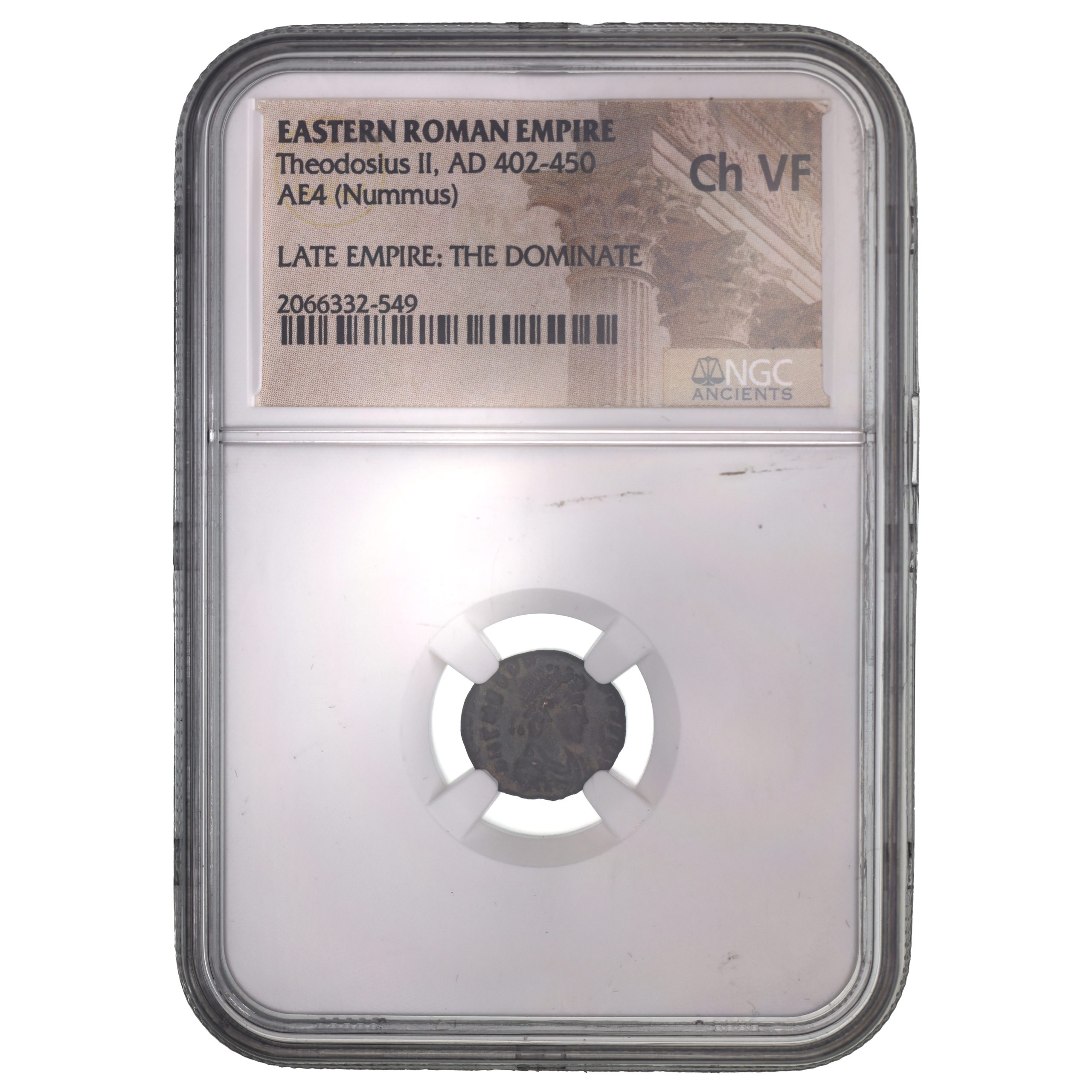 Roman AE of Theodosius II (AD402-450) NGC