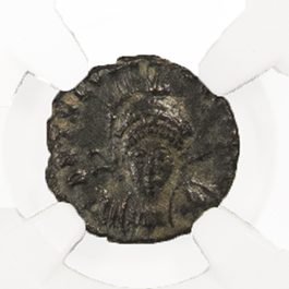 Roman AE of Theodosius II (AD402-450) NGC