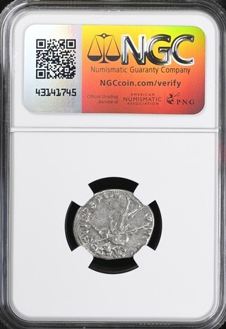 Roman Silver Denarius of Trajan (AD 98-117) NGC