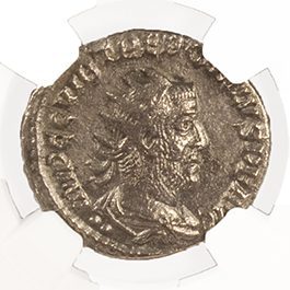 Roman AE Antoninianus of Trebonianus Gallus (AD 251-253) NGC