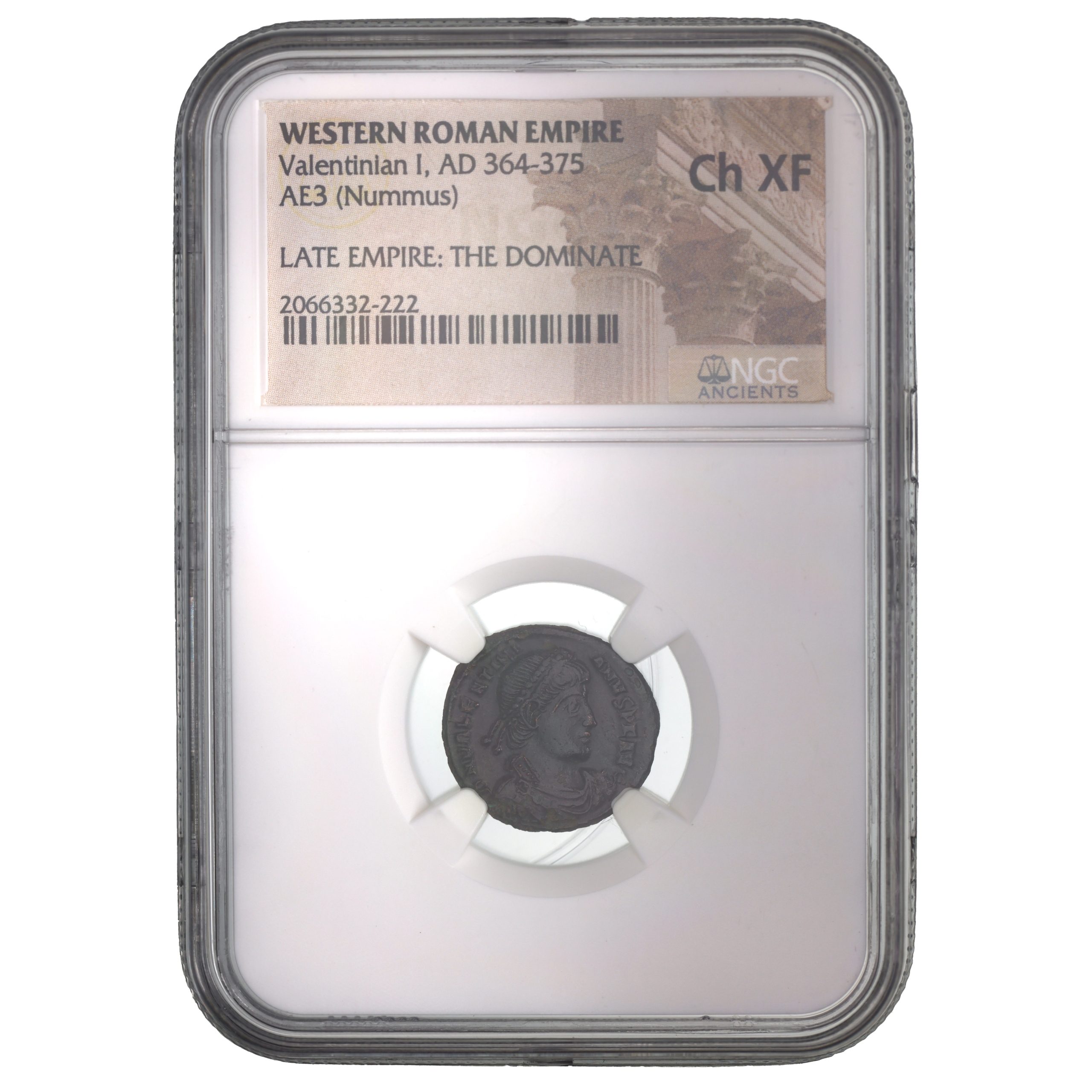 Roman AE of Valentinian I (AD364-375) NGC
