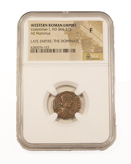 Roman AE of Valentinian I (AD364-375) NGC