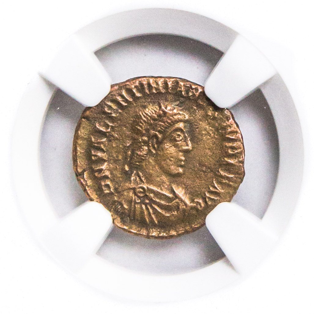 Roman AE4 of Valentinian II (AD375-392) NGC