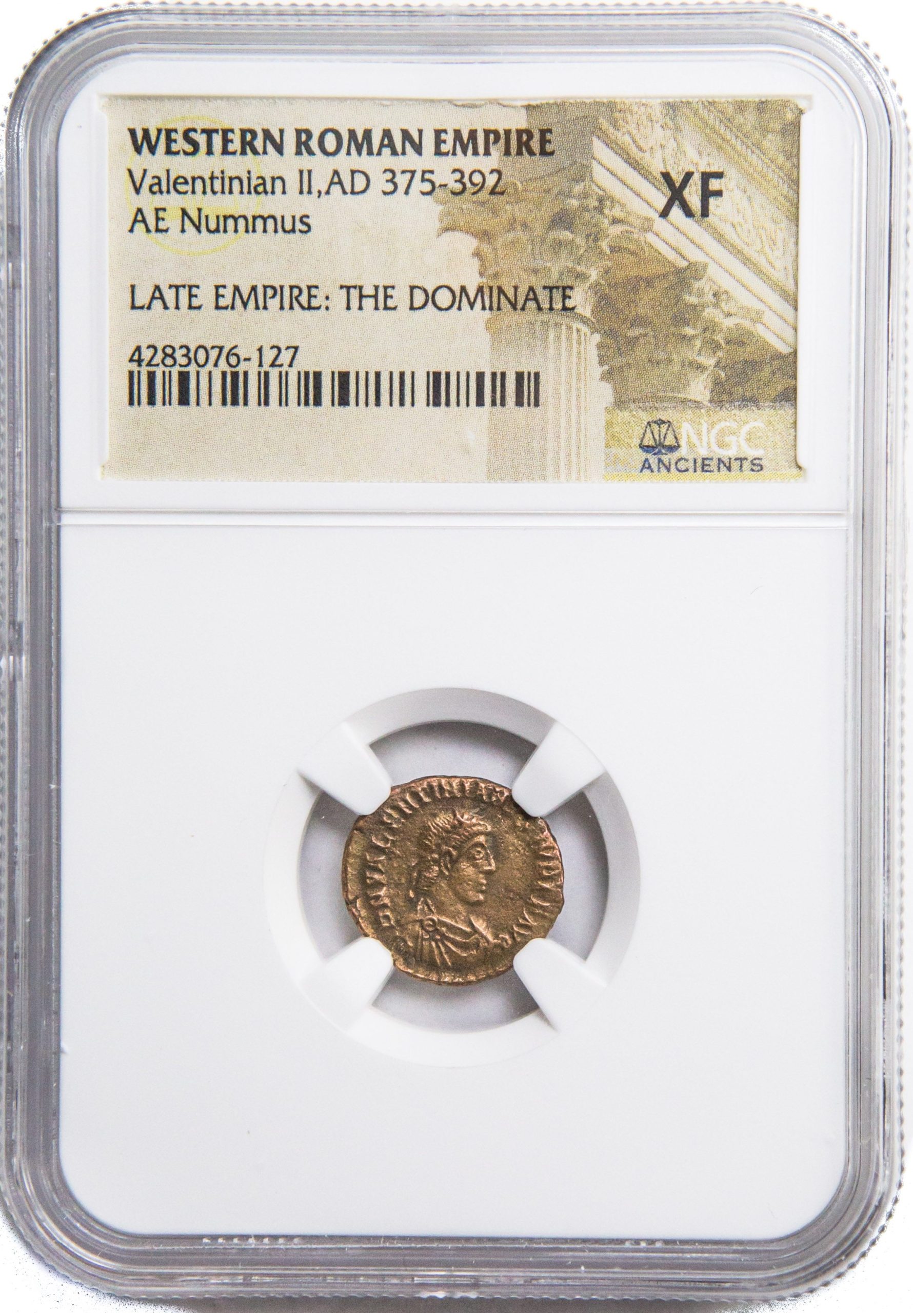 Roman AE4 of Valentinian II (AD375-392) NGC